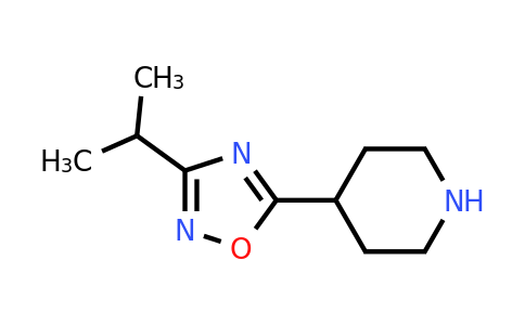 CAS 733748-92-0 | 4-(3-Isopropyl-1,2,4-oxadiazol-5-YL)piperidine