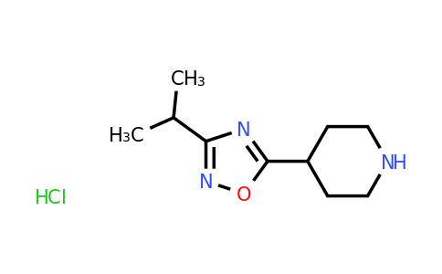 CAS 733751-26-3 | 4-(3-Isopropyl-1,2,4-oxadiazol-5-YL)piperidine hydrochloride