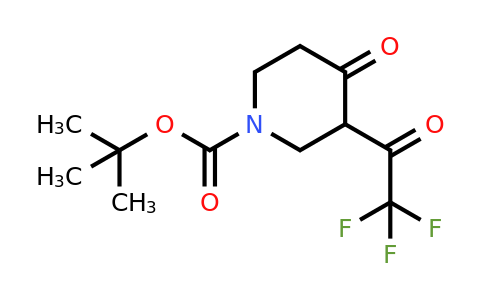 CAS 733757-79-4 | tert-butyl 4-oxo-3-(2,2,2-trifluoroacetyl)piperidine-1-carboxylate