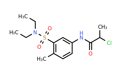 CAS 733759-45-0 | 2-Chloro-N-[3-(Diethylsulfamoyl)-4-Methylphenyl]Propanamide