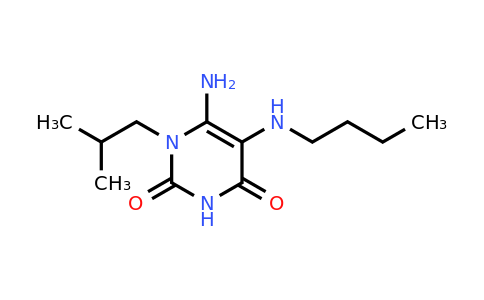 CAS 733759-46-1 | 6-amino-5-(butylamino)-1-(2-methylpropyl)-1,2,3,4-tetrahydropyrimidine-2,4-dione