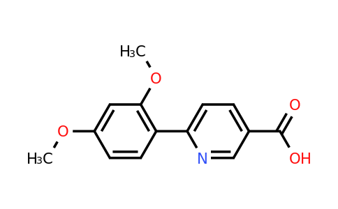 CAS 733776-45-9 | 6-(2,4-Dimethoxyphenyl)pyridine-3-carboxylic acid