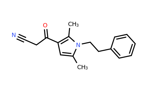 CAS 733794-44-0 | 3-[2,5-dimethyl-1-(2-phenylethyl)-1H-pyrrol-3-yl]-3-oxopropanenitrile