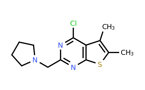 CAS 733794-76-8 | 1-({4-chloro-5,6-dimethylthieno[2,3-d]pyrimidin-2-yl}methyl)pyrrolidine