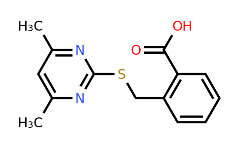 CAS 733795-51-2 | 2-{[(4,6-dimethylpyrimidin-2-yl)sulfanyl]methyl}benzoic acid