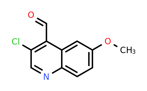 CAS 733808-34-9 | 3-Chloro-6-methoxyquinoline-4-carbaldehyde