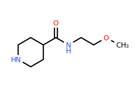 CAS 73415-61-9 | N-(2-Methoxyethyl)piperidine-4-carboxamide