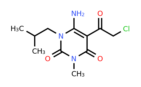 CAS 734535-44-5 | 6-amino-5-(2-chloroacetyl)-3-methyl-1-(2-methylpropyl)-1,2,3,4-tetrahydropyrimidine-2,4-dione