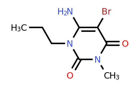 CAS 734546-69-1 | 6-amino-5-bromo-3-methyl-1-propyl-1,2,3,4-tetrahydropyrimidine-2,4-dione
