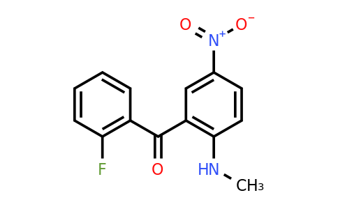 CAS 735-06-8 | (2-Fluorophenyl)(2-(methylamino)-5-nitrophenyl)methanone