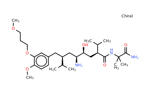 CAS 735245-56-4 | (2S,4S,5S,7S)-5-amino-N-(1-amino-2-methyl-1-oxopropan-2-yl)-4-hydroxy-2-isopropyl-7-(4-methoxy-3-(3-methoxypropoxy)benzyl)-8-methylnonanamide