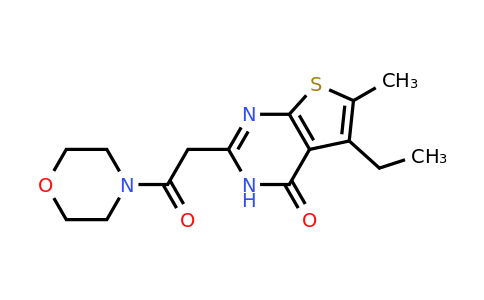 CAS 735288-62-7 | 5-ethyl-6-methyl-2-[2-(morpholin-4-yl)-2-oxoethyl]-3H,4H-thieno[2,3-d]pyrimidin-4-one