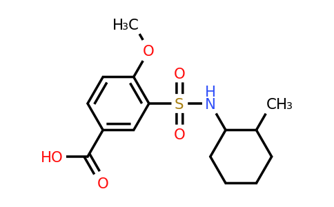 CAS 735305-62-1 | 4-methoxy-3-[(2-methylcyclohexyl)sulfamoyl]benzoic acid