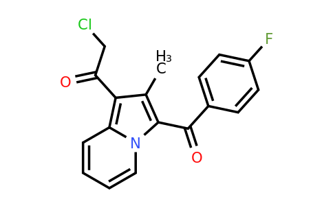 CAS 735319-18-3 | 2-chloro-1-[3-(4-fluorobenzoyl)-2-methylindolizin-1-yl]ethan-1-one