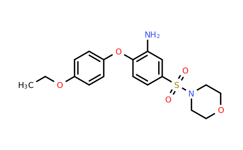 CAS 735322-12-0 | 2-(4-ethoxyphenoxy)-5-(morpholine-4-sulfonyl)aniline
