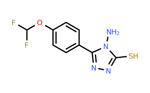 CAS 735322-54-0 | 4-amino-5-[4-(difluoromethoxy)phenyl]-4H-1,2,4-triazole-3-thiol
