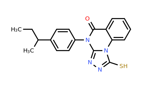 CAS 735322-58-4 | 4-[4-(butan-2-yl)phenyl]-1-sulfanyl-4H,5H-[1,2,4]triazolo[4,3-a]quinazolin-5-one