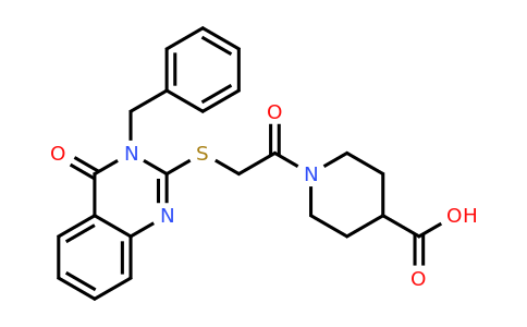 CAS 735336-28-4 | 1-{2-[(3-benzyl-4-oxo-3,4-dihydroquinazolin-2-yl)sulfanyl]acetyl}piperidine-4-carboxylic acid