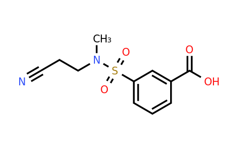 CAS 735337-12-9 | 3-[(2-cyanoethyl)(methyl)sulfamoyl]benzoic acid