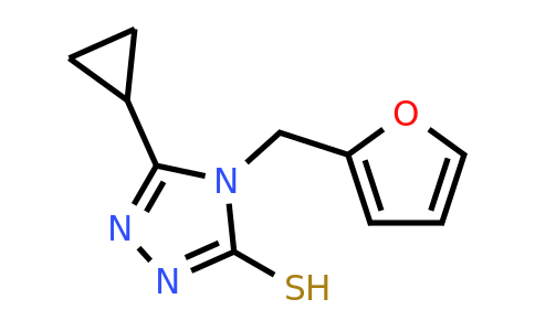 CAS 735342-68-4 | 5-cyclopropyl-4-[(furan-2-yl)methyl]-4H-1,2,4-triazole-3-thiol