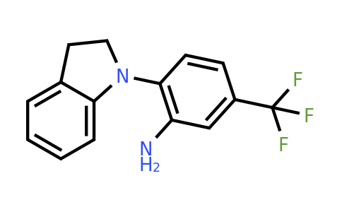 CAS 73551-84-5 | 2-(Indolin-1-yl)-5-(trifluoromethyl)aniline