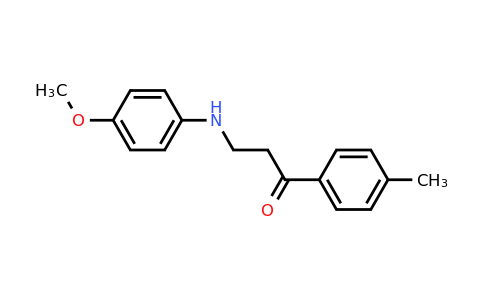 CAS 73553-49-8 | 3-((4-Methoxyphenyl)amino)-1-(p-tolyl)propan-1-one