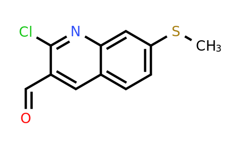 CAS 73568-30-6 | 2-Chloro-7-(methylthio)quinoline-3-carbaldehyde