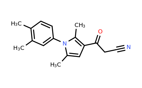 CAS 736146-05-7 | 3-[1-(3,4-dimethylphenyl)-2,5-dimethyl-1H-pyrrol-3-yl]-3-oxopropanenitrile