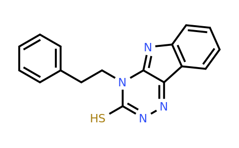 CAS 736146-16-0 | 4-(2-phenylethyl)-4H-[1,2,4]triazino[5,6-b]indole-3-thiol
