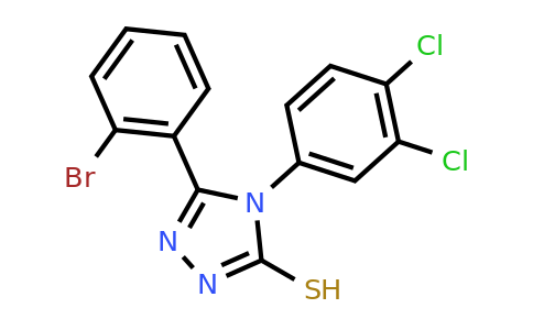 CAS 736162-74-6 | 5-(2-bromophenyl)-4-(3,4-dichlorophenyl)-4H-1,2,4-triazole-3-thiol