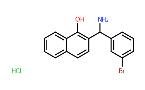CAS 736173-15-2 | 2-[Amino-(3-bromo-phenyl)-methyl]-naphthalen-1-OL hydrochloride
