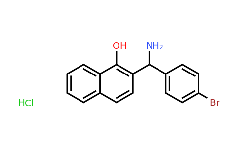 CAS 736173-16-3 | 2-[Amino-(4-bromo-phenyl)-methyl]-naphthalen-1-OL hydrochloride