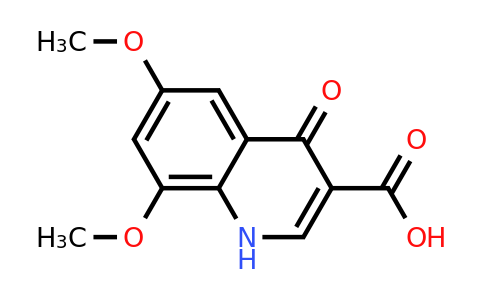 6,8-Dimethoxy-4-oxo-1,4-dihydroquinoline-3-carboxylic acid