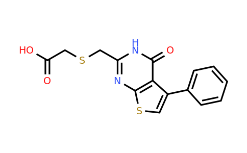 CAS 736948-76-8 | 2-[({4-oxo-5-phenyl-3H,4H-thieno[2,3-d]pyrimidin-2-yl}methyl)sulfanyl]acetic acid