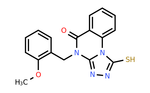 CAS 736960-50-2 | 4-[(2-methoxyphenyl)methyl]-1-sulfanyl-4H,5H-[1,2,4]triazolo[4,3-a]quinazolin-5-one