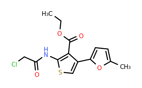 CAS 736960-88-6 | ethyl 2-(2-chloroacetamido)-4-(5-methylfuran-2-yl)thiophene-3-carboxylate
