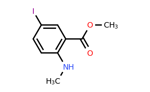CAS 736990-24-2 | Methyl 5-iodo-2-(methylamino)benzoate