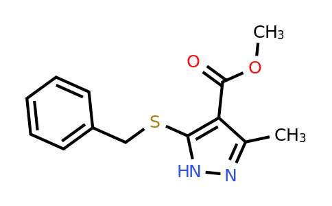 CAS 73743-53-0 | methyl 5-(benzylsulfanyl)-3-methyl-1H-pyrazole-4-carboxylate