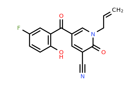 CAS 737820-09-6 | 5-(5-fluoro-2-hydroxybenzoyl)-2-oxo-1-(prop-2-en-1-yl)-1,2-dihydropyridine-3-carbonitrile