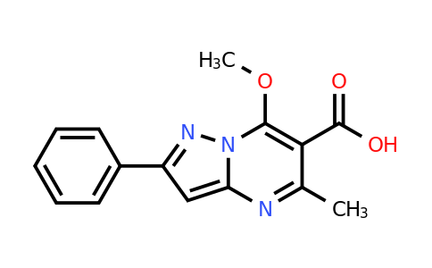 CAS 739365-01-6 | 7-Methoxy-5-methyl-2-phenylpyrazolo[1,5-A]pyrimidine-6-carboxylic acid