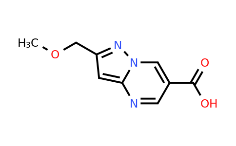 CAS 739365-05-0 | 2-(Methoxymethyl)pyrazolo[1,5-A]pyrimidine-6-carboxylic acid
