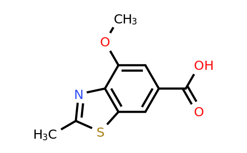 CAS 739365-26-5 | 4-Methoxy-2-methylbenzo[D]thiazole-6-carboxylic acid