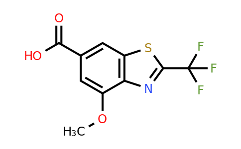 CAS 739365-27-6 | 2-(Trifluoromethyl)-4-methoxybenzo[D]thiazole-6-carboxylic acid
