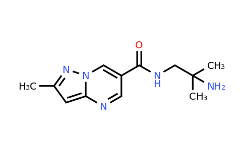 CAS 739365-56-1 | N-(2-Amino-2-methylpropyl)-2-methylpyrazolo[1,5-a]pyrimidine-6-carboxamide