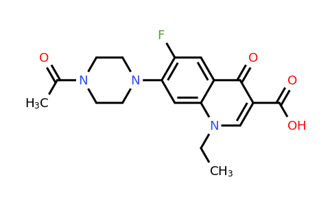 CAS 74011-56-6 | 7-(4-acetylpiperazin-1-yl)-1-ethyl-6-fluoro-4-oxo-1,4-dihydroquinoline-3-carboxylic acid