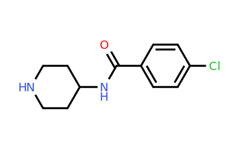 CAS 740790-17-4 | 4-Chloro-N-(piperidin-4-yl)benzamide