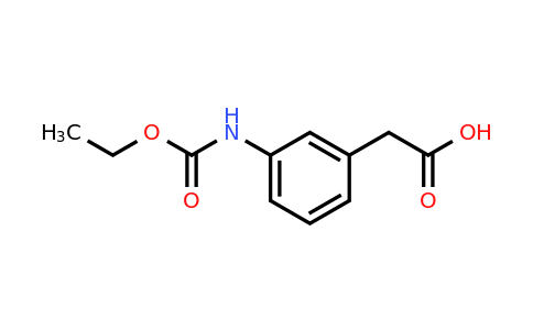 CAS 741254-28-4 | 2-(3-((Ethoxycarbonyl)amino)phenyl)acetic acid