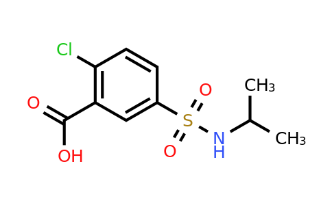 CAS 74138-28-6 | 2-chloro-5-[(propan-2-yl)sulfamoyl]benzoic acid