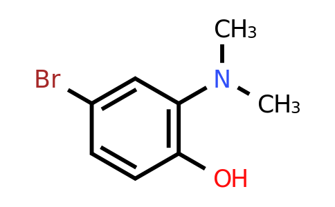 CAS 741698-77-1 | 4-Bromo-2-(dimethylamino)phenol