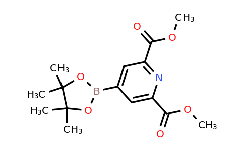 CAS 741709-66-0 | Dimethyl 4-(4,4,5,5-tetramethyl-1,3,2-dioxaborolan-2-YL)pyridine-2,6-dicarboxylate